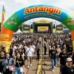 balon gate parigi moutong event bersama obat jamu