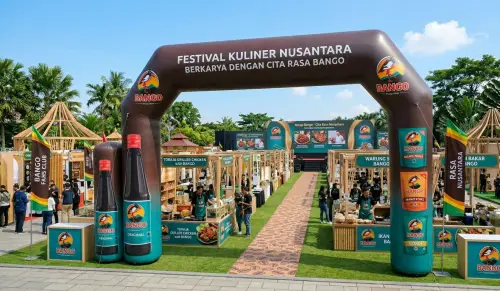 balon gate bone dalam event kuliner bersama kecap