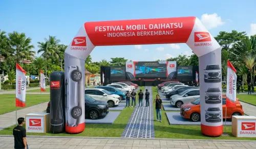 balon gate bone dalam event mobil outdoor
