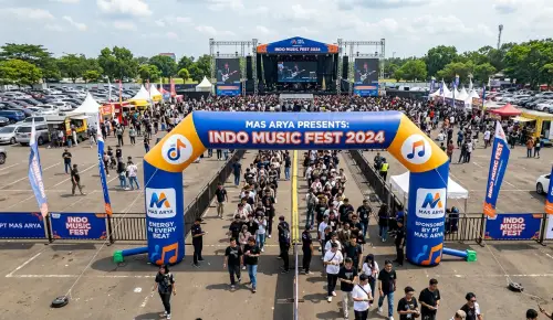 balon gate buol dalam event konser bersama perusahaan