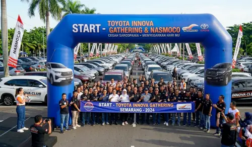 balon gate buton dalam event gathering brand mobil