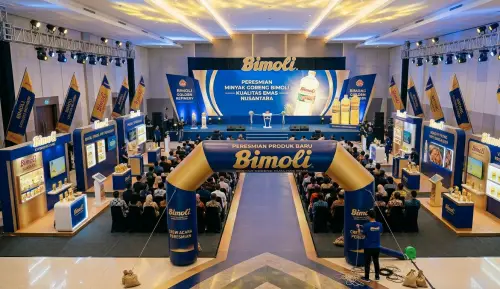balon gate pinrang dalam event indoor