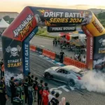 balon gate donggala saat event drift