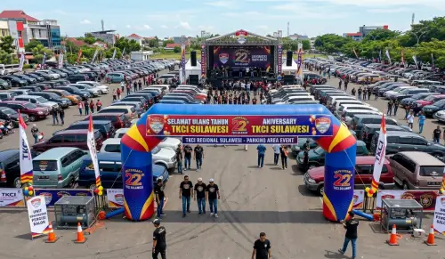 balon gate enrekang dalam event club mobil