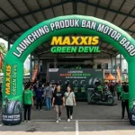 balon gate kapuas hulu pada event launching ban motor balap