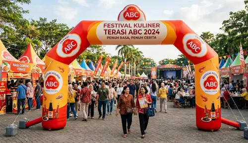 balon gate kepulauan selayar dalam event festival kuliner