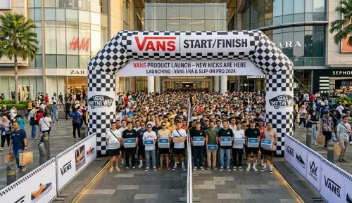 balon gate konawe saat launching sepatu skate