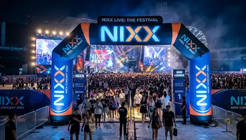 balon gate landak saat event konser dengan sponsor rokok elektrik