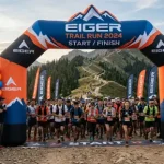 balon gate mempawah pada event trailrunning di gunung
