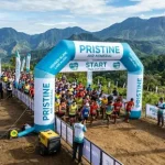 balon gate muna di event trailrun gunung