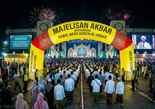 balon gate poso dalam event majelis akbar