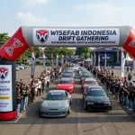 balon gate sambas di acara komunitas mobil drift