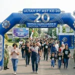balon gate sigi dalam event ulang tahun perusahaan