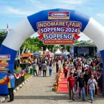 balon gate di soppeng dalam sebuah festival